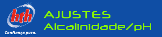 Ajustes >> Alcalinidade total - pH